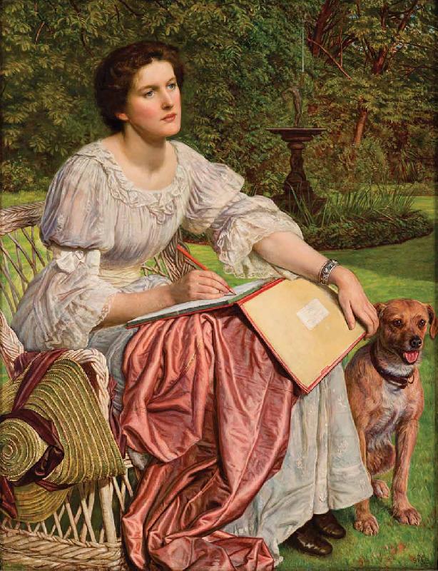 William Holman Hunt The School of Nature France oil painting art